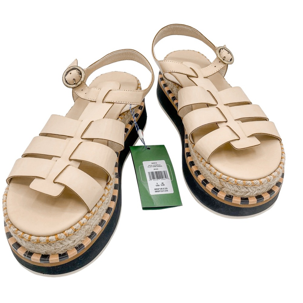 NWT FARM RIO Platform Espadrille Sandal, Size 9